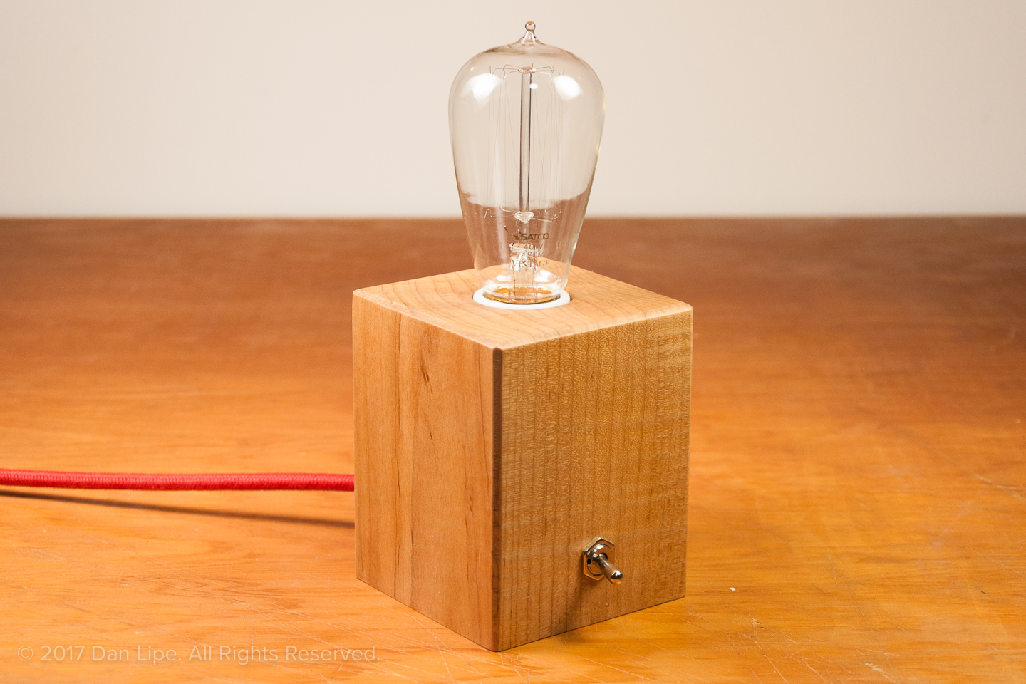 Cube-Lamp-041 Wood Cube Lamp no 004